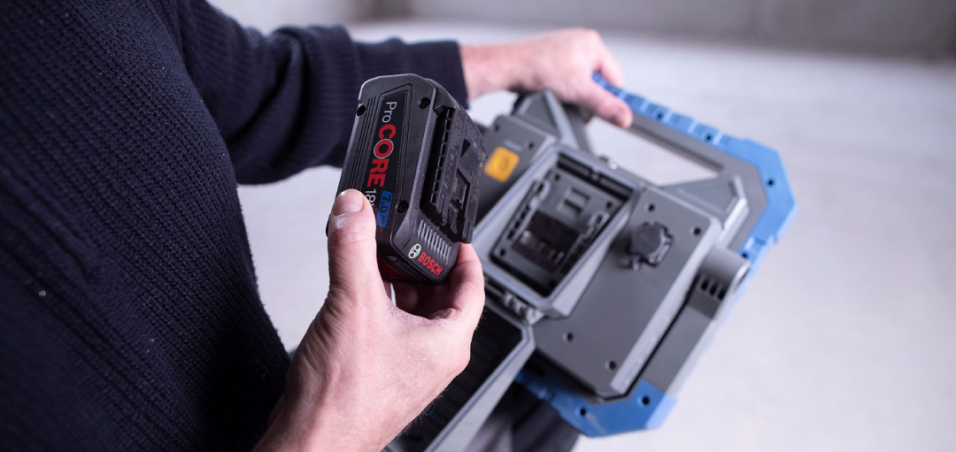 Brennenstuhl lance deux projecteurs compatibles avec les batteries Bosch 18V System