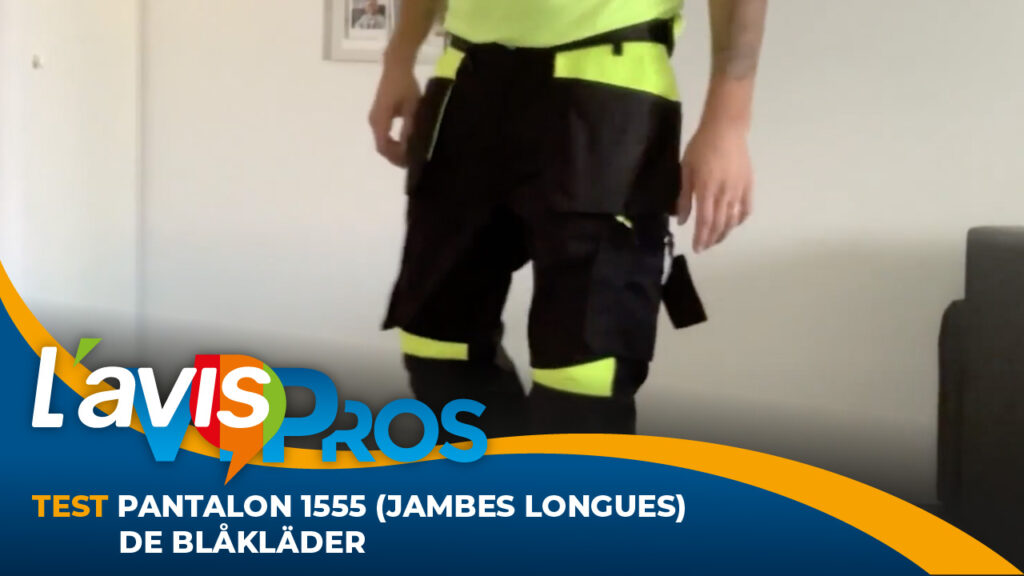 Test du pantalon 1555 de Blåkläder (version jambes longues) | L&rsquo;avisPros