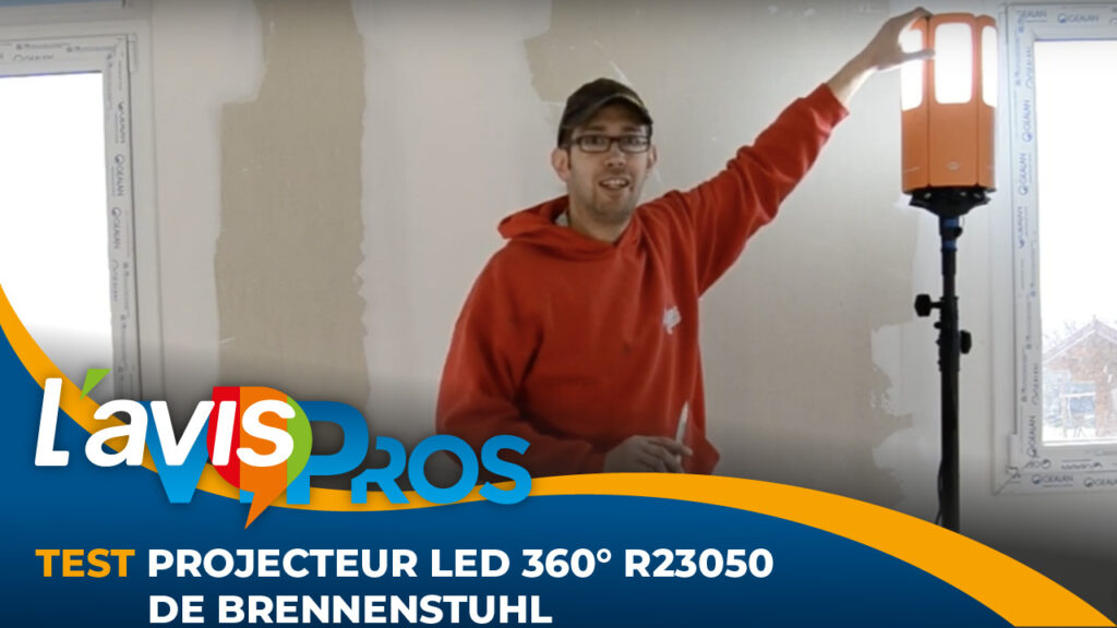 Test du projecteur LED 360° R23050 de Brennenstuhl | L&rsquo;AvisPros