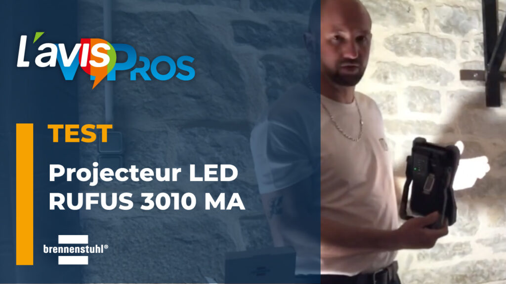 Test du projecteur LED RUFUS 3010 MA de Brennenstuhl | L&rsquo;AvisPros