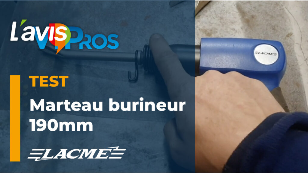 Test du coffret marteau burineur 190mm de Lacmé | L&rsquo;avisPros