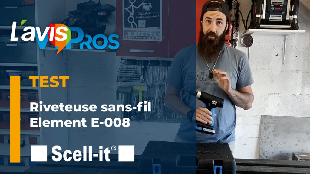 Test de la riveteuse sans-fil Element E-008 de Scell-It | L&rsquo;AvisPros