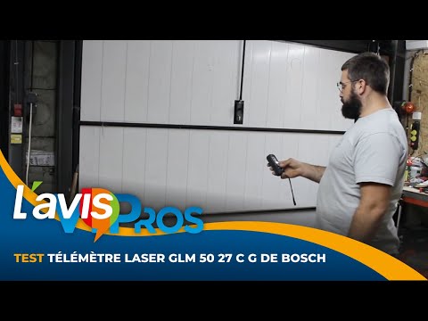 Test du télémètre laser GLM 50-27 CG Professional de Bosch | L&rsquo;avisPros￼