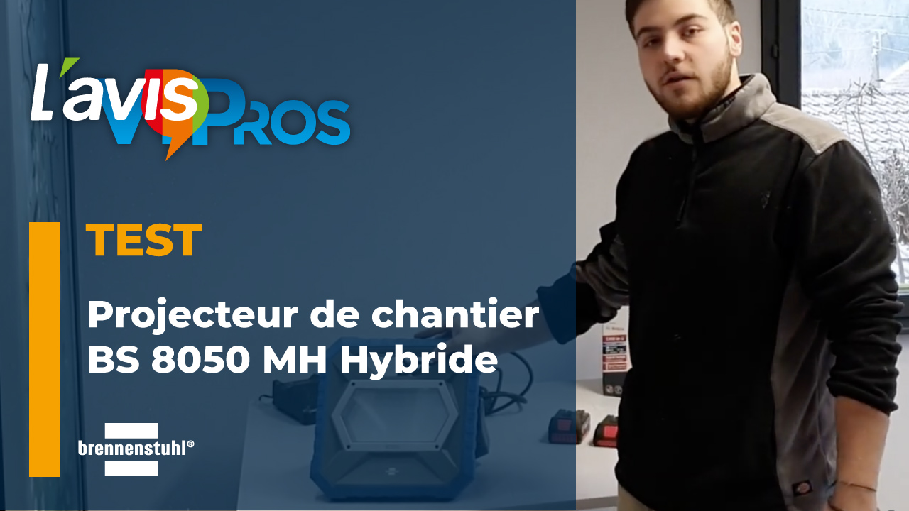 Test du projecteur BS 8050 MH Hybride de Brennenstuhl | L&rsquo;AvisPros