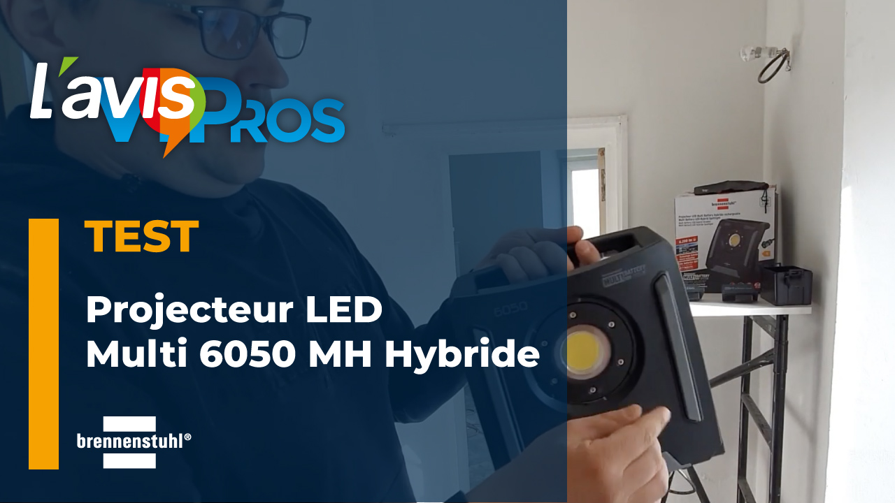Test du projecteur LED MULTI 6050 MH Hybride de Brennenstuhl | L&rsquo;AvisPros