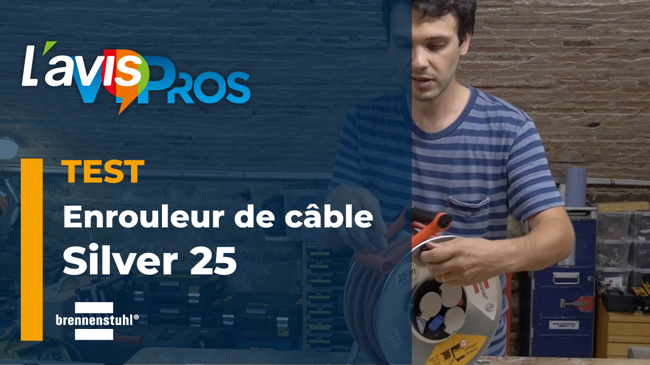 Test de l&rsquo;enrouleur de câble Silver 25 de Brennenstuhl | L&rsquo;AvisPros