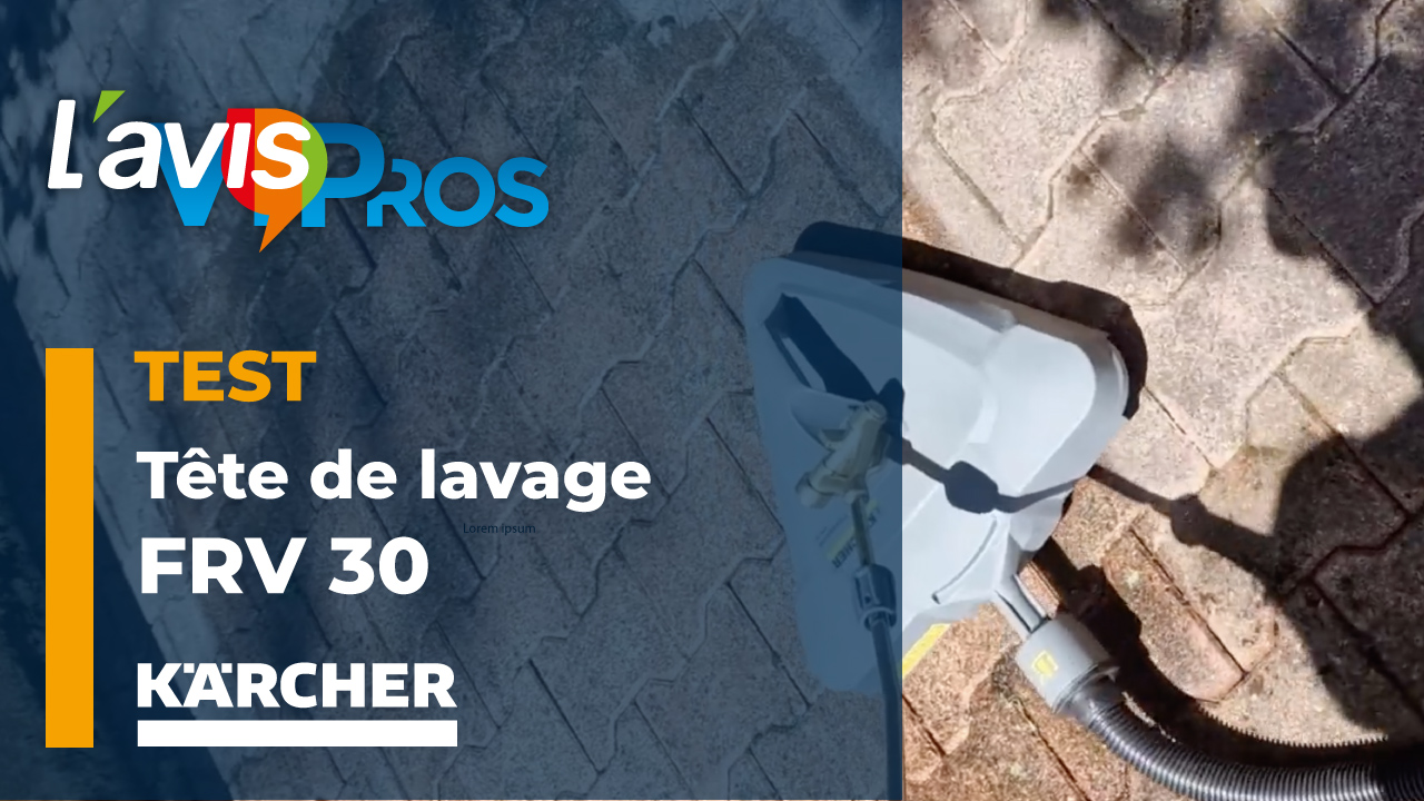 Tête de lavage FRV30 de Kärcher | L&rsquo;avisPros