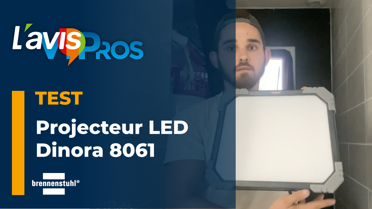 Test du projecteur LED Dinora de Brennenstuhl | L&rsquo;AvisPros