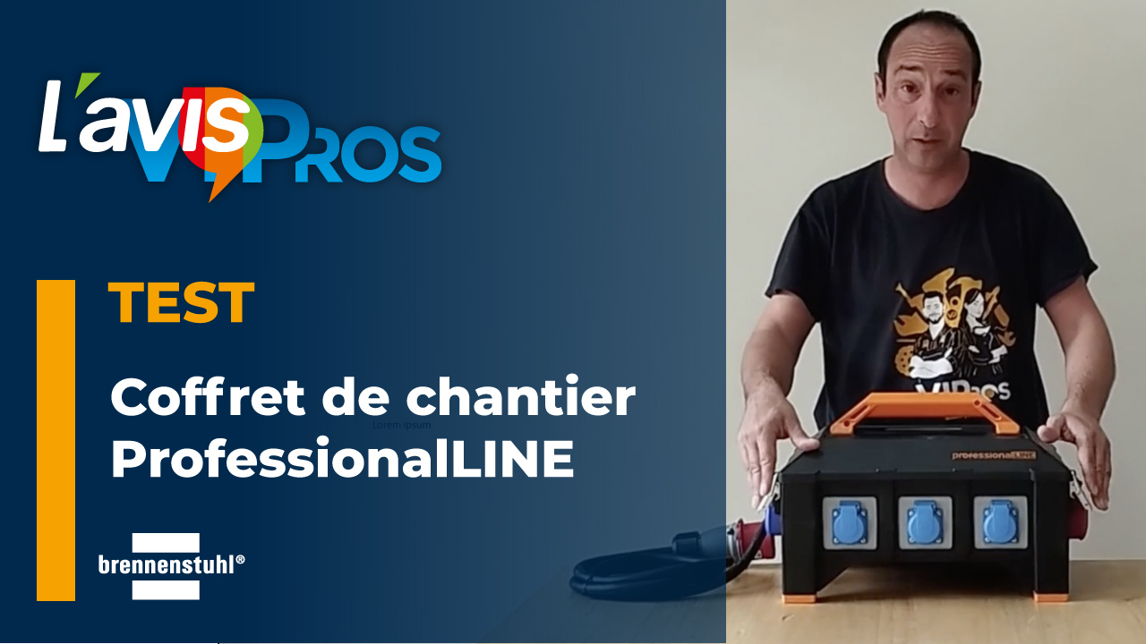 Test du coffret de chantier ProfessionalLINE de Brennenstuhl | L&rsquo;AvisPros