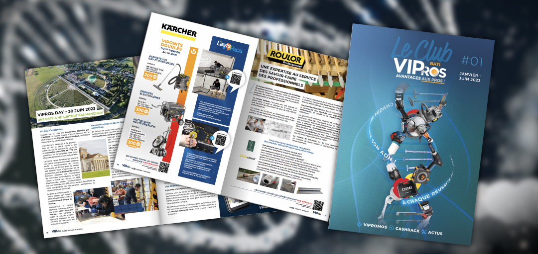 La brochure de VIPros fait peau neuve