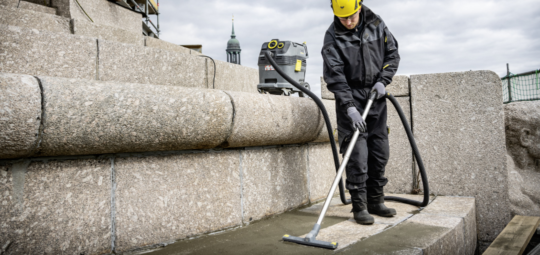 Les aspirateurs NT Tact de Kärcher, la garantie d’une sécurité optimale sur le chantier