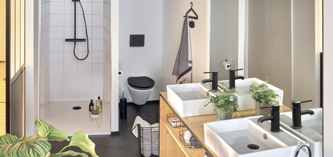 Black Touch de Wirquin : la gamme pour salle de bains au design moderne et élégant