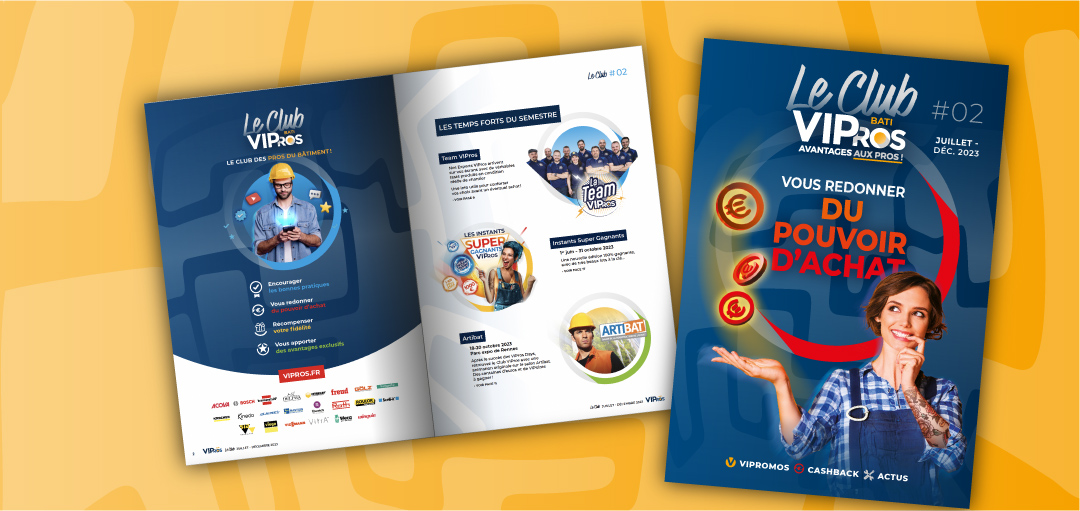 Feuilletez en ligne le nouveau magazine « Le Club VIPros »