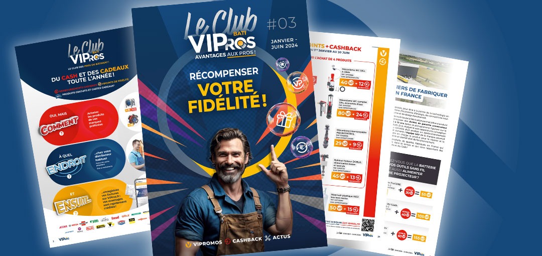 Le nouveau magazine “Le Club VIPros” est disponible en ligne et sur commande