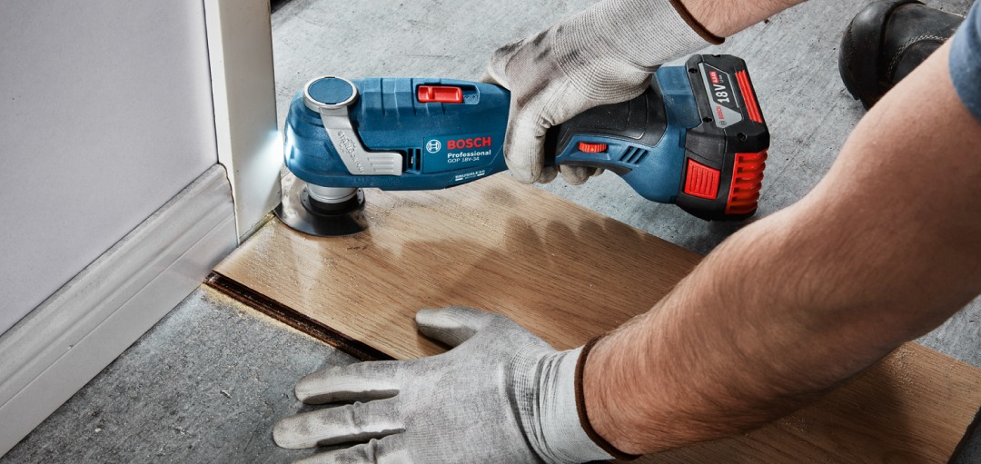 Découvrez l&rsquo;outil multifonction polyvalent et ergonomique GOP 18V-34 Bosch Professional