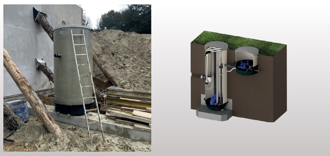 Sanifos FRP : des pompes de relevage enterrées sur-mesure