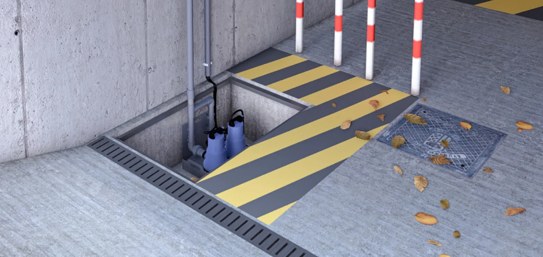 Rainkit Sanisub 800 : la solution pour évacuer les eaux d&rsquo;inondation dans une cave ou un parking souterrain