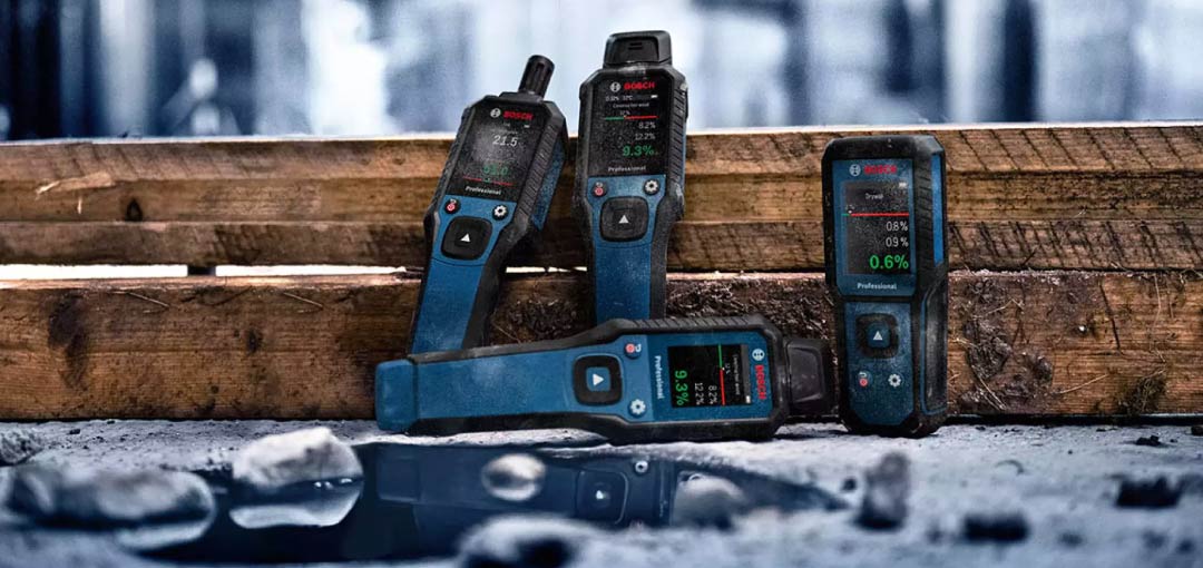 Découvrez la nouvelle gamme d&rsquo;outils de détection d’humidité et de température Bosch Professional