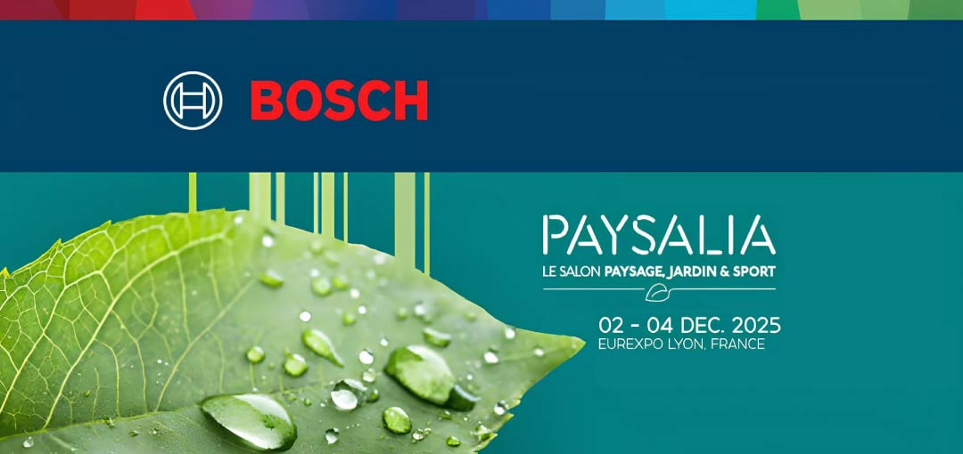 Bosch Professional dévoile ses nouveaux outils de jardin sans-fil 18V au salon Paysalia 2025